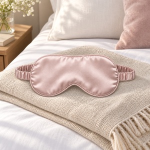 Masque de sommeil en soie de mûrier pour dormir et voyager, logo personnalisé, cadeau promotionnel d'entreprise en gros - Product Image 2
