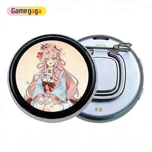Badge magnétique tactile Gamegaga N88 1,85 pouces avec écran tactile, Bluetooth 6.0, application DIY, vidéo GIF, épinglette, cadeau - Product Image 1