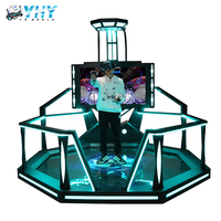Écran interactif commercial de 65 pouces parc à thème VR en direct machine Vr support de jeu d'arcade plate-forme de marche Vr