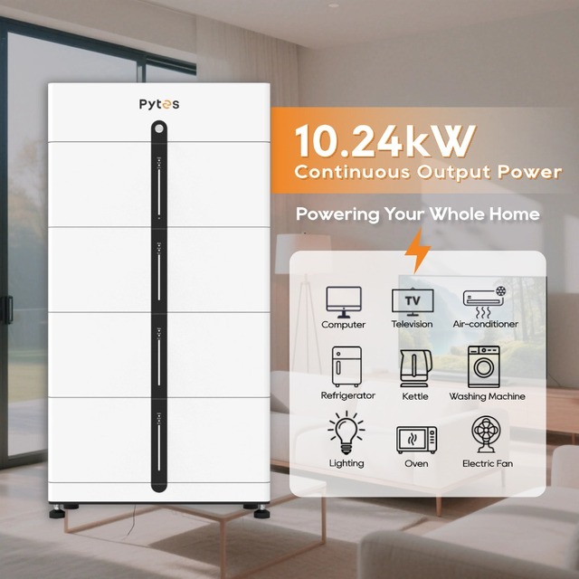 Pytes Wholesale Price 48V 51.2V 100Ah Plug and Play Stackable Battery 6000+cycles 5.12kWh~30.72kWh Lithium Ion Battery Pack