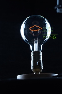 Filet rouge Edison <span class=keywords><strong>ampoule</strong></span> lustre personnalité créative nuage <span class=keywords><strong>LED</strong></span> lampe à filament E14/E27 courant alternatif usage résidentiel grande <span class=keywords><strong>boule</strong></span> Globe - Product Image 4