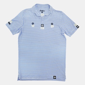 Polo da Golf Sportiva Casual da <span class=keywords><strong>Uomo</strong></span> con Protezione UV SPF50, Design Personalizzato, Stampa <span class=keywords><strong>in</strong></span> Sublimazione su <span class=keywords><strong>Raso</strong></span> di Lusso, Elasticizzata - Product Image 1