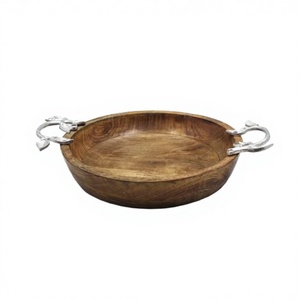 Bol moderne en aluminium avec poignée, écologique, pour salades, soupes, service de table, vaisselle de collection Paramount Home, utilisation sur table - Product Image 3
