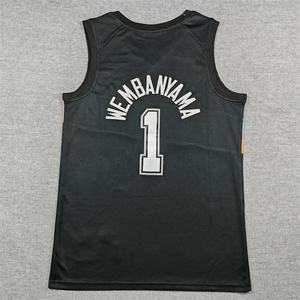 Prix Spécial - <span class=keywords><strong>Maillot</strong></span> de Basketball Spur 1 Wembanyama de Haute Qualité - Maillots Brodés Personnalisés avec Logo - Product Image 3