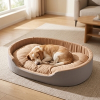 Lit pour animaux de compagnie lavable, coussin amovible, lit doux pour chien, tapis de couchage pour chat, utilisation en intérieur