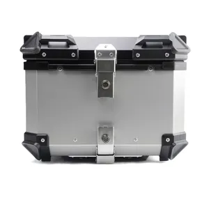 Motorfiets Trunks 48L Motorfietsen Kofferbak Aluminium Waterdichte Staart Doos Grote Capaciteit Motorfiets Staart Doos