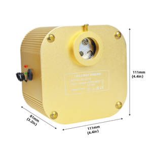 Kit de Luces LED RGBW de 16W para Techo de Auto, Lámpara de Techo de Fibra Óptica Sincronizada con 100/150/200 Hilos, Proyector de Cielo Estrellado Intermitente DIY - Product Image 2