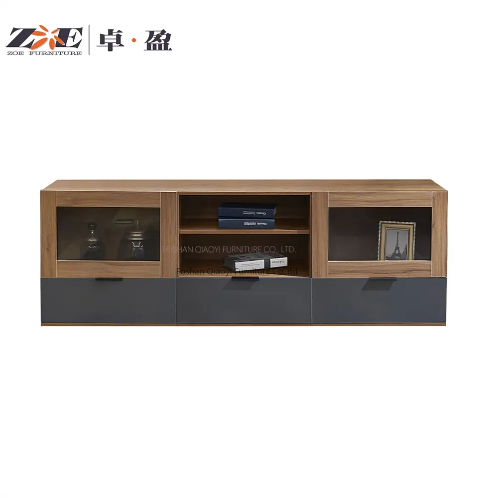 Modern and Elegant Style Wooden LED or TV Stand Table for Living Room Furniture