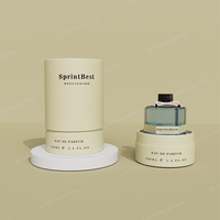 Vente en gros de tubes en papier kraft ronds pour emballages cosmétiques, boîte d'emballage pour flacon de parfum à huile de 30 ml, 50 ml, 100 ml