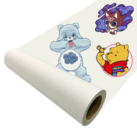 Rouleau de papier imprimable flexible, vinyle imprimable par transfert thermique à solvant écologique PU pour transfert sur coton