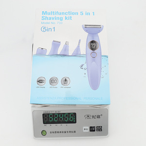 เครื่องโกนขนแบบชาร์จไฟได้สำหรับใช้ในบ้าน 5-in-1 สำหรับ<span class=keywords><strong>ผู้หญิง</strong></span> ใช้ได้ทั้งแบบเปียกและแห้ง - Product Image 5