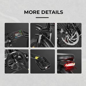 Bicicleta Eléctrica <span class=keywords><strong>Plegable</strong></span> <span class=keywords><strong>SAMEBIKE</strong></span> CY20 de 250w y 20 Pulgadas, Disponible en Almacén de la UE - Product Image 3
