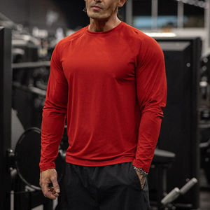 T-shirts à <span class=keywords><strong>manches</strong></span> <span class=keywords><strong>longues</strong></span> en polyester et élasthanne respirant, léger et personnalisé, à <span class=keywords><strong>prix</strong></span> avantageux - Product Image 4