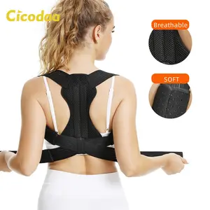 Hot Selling Corrector De Postura Custom Back Support Houding Rug Brace Houding Corrector Schouder En Sleutelbeen Ondersteuning