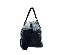 Sac de voyage transparent à double couche, PVC imperméable, léger, grande capacité, sac à main et à bandoulière pour le sport et la salle de sport pour hommes