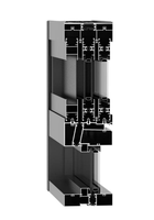 Sistema de ventanas y puertas de aleación de aluminio duradero, aislante del calor, moderno e insonorizado; ventanas correderas de ahorro energético de hasta 110 mm.