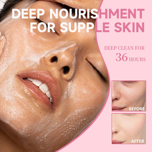 Nettoyant visage aux acides aminés du <span class=keywords><strong>lait</strong></span>, faible pH, doux, éclaircissant, pour un nettoyage éclatant et anti-acné - Product Image 6