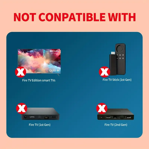 3rd Gen Fire Stick TV thông minh điều khiển từ xa thay thế nhựa Alexa-Thành Công 4k Max Lite Fire Cube từ xa với mã cố định - Product Image 5