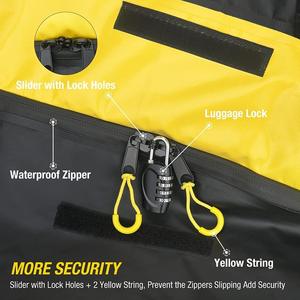 Sac de toit de voiture personnalisé en PVC de 15 pieds cubes, tissu en maille 500D, pressé à haute fréquence, imperméable, résistant au soleil, pour l'extérieur - Product Image 3