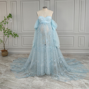 Baby Blue Maternity Dress