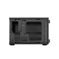 Casing Komputer Mid Tower Lian Li B4 Edisi Kayu, Chassis PC Gaming dengan Panel Depan Berbahan Kayu dan Panel Samping Berjaring, Kabinet Desktop
