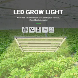 Fast delivery led grow light high power uvb luxint dlc cheap spider 630w 1000w 6000k board pro ip65 lux led grow light