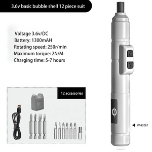 NEOBRISKEN Pen Type <b>Screwdriver</b> Mini Power Tools <b>Sets</b> Multi-function <b>Bit</b> <b>Set</b> N210 Pen Type Electric <b>Screwdriver</b> Cordless Screwdr - Product Image 4