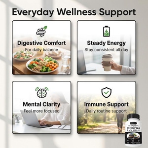 Complément alimentaire en gélules d'huile de graines noires d'Éthiopie pure OEM, capsules de cumin noir naturel pour soutenir <span class=keywords><strong>le</strong></span> système immunitaire et la santé digestive. - Product Image 3