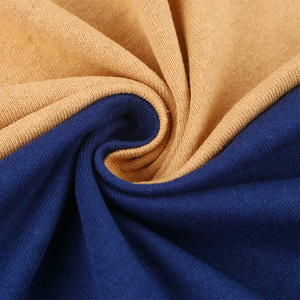 Tissu en coton cardé <span class=keywords><strong>100</strong></span>% ChaoPai, 230 GSM, double fil, très lourd, tricotage côtelé 1*1, tissu écologique pour filles et garçons - Product Image 6