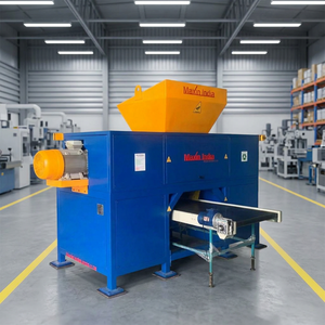 Superior Quality FRP <b>Sheet</b> Crusher Double Shaft Semi Automatic Electric 1000 Kg/Hr <b>Plastic</b> Crushing Machine for Industrial - Product Image 1