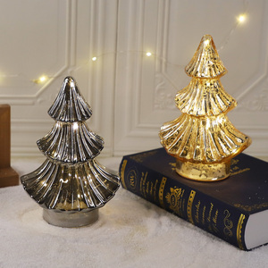 Verre de noël de haute qualité arbre de noël chine <span class=keywords><strong>maison</strong></span> neige décorations d'arbre de noël - Product Image 6