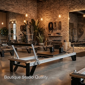 Cómo el Reformer <span class=keywords><strong>de</strong></span> Pilates Fittech Full Track Praga, <span class=keywords><strong>de</strong></span> aleación <span class=keywords><strong>de</strong></span> <span class=keywords><strong>aluminio</strong></span>, transforma el movimiento diario. - Product Image 1