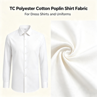 Tissu Oxford uni 170 g/m² 60 % coton et 40 % polyester, technique tissée, pour chemise de fille, teinture unie
