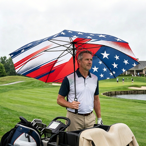 <b>Large</b> <b>Umbrellas</b> For The Rain Windproof Golf <b>Umbrella</b> Custom Logo Outdoor Waterproof Automatic Open Business Promotional Bulk - Product Image 6