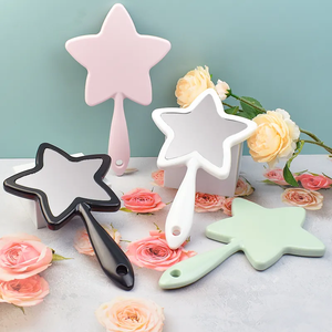 New Arrive Star <b>Mirrors</b> Make Your Own logo Unique Handle Makeup <b>Mirror</b> Private Label Cosmetic <b>Mirror</b> - Product Image 5