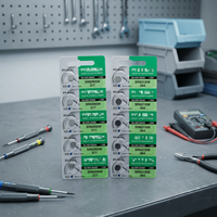 Baterai Kancing Perak Oksida 1.55v SR626SW 377 SR621SW/364 5-Pak 1-Pak Baterai Jam Kancing 1.55V