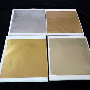 Commercio all'ingrosso In Magazzino di Alimentazione 14x14cm Mestiere Doratura Argento Taiwan PE Frizione Stagnola di Oro Foglia - Product Image 3