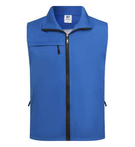 <span class=keywords><strong>Chaleco</strong></span> Cargo Unisex Casual con Diseño de <span class=keywords><strong>Rombos</strong></span>, Tres Bolsillos, Cierre de Cremallera, Secado Rápido, Resistente, para Verano, Aire Libre, Trabajo y Uso Diario - Product Image 3