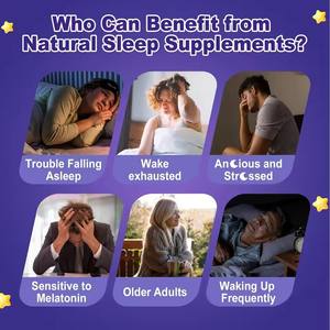 Uyku Jelibonları Özel Etiket GMP OEM ODM Derin Uyku GABA Aminobütirik Asit Jelibon Şeker Takviyesi - Product Image 6