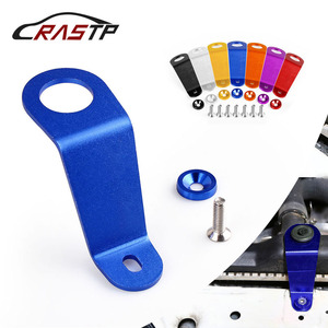CRASTP Aluminum <b>Radiator</b> <b>Bracket</b> Blue For Honda Civic Car Mounting Part - Product Image 1