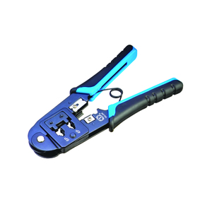 Kit de herramientas para cables de red: crimpadora, cortadora, probador, RJ45, RJ11, USB, acero aleado, mango de goma LE-2810R - Product Image 5