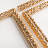 Cadre photo en bois de pin de qualité supérieure, design européen doré, fabriqué à la main, respectueux de l'environnement, fabrication chinoise sur mesure