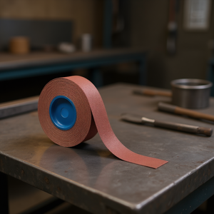 Rollo de tela abrasiva de corindón Ttake Ab1050 de 50x50000 mm para lijado de metales - Product Image 3