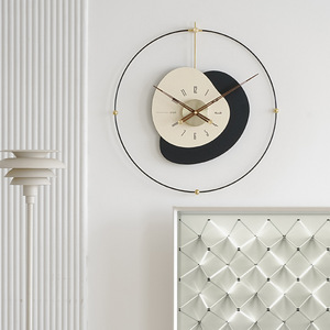 Reloj de Pared de Estilo Nórdico Wozoom, Reloj de Pared Grande de Arte Nórdico, Decoración Moderna y Minimalista para Sala de Estar, Reloj Analógico Extra Grande con Funcionamiento a Pilas - Product Image 3