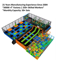 Parc de trampolines d'intérieur Baihe pour enfants, grand trampoline de fitness et d'amusement, avec réservoir de mousse en PVC – Vente en gros