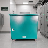Armoire de synchronisation sur réseau personnalisée 380V 400V Triphasé 5 fils 200A-630A pour opération en micro-réseau autonome - Panneau de commande de synchronisation
