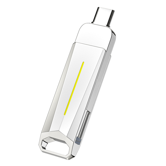 High-Speed 128GB Type-C 3.0/2.0 Mobile USB Flash Drive 16GB-128GB Range Business Metal Rotating OTG Computer USB Flash Drives