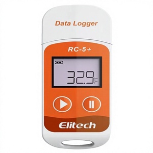 Elitech RC-5 + Orange <b>Temperature</b> and Humidity <b>Data</b> <b>Logger</b> with External Probe USB - Product Image 4