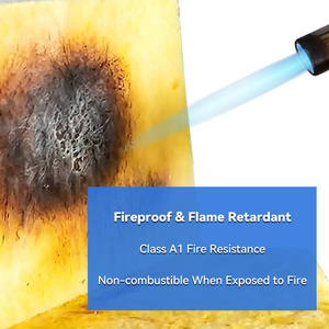 China Manufacturer Eco-Friendly Square Modern Fire Resistant Thermal Insulation Glass <b>Wool</b> Sheet Board for Construction Use - Product Image 4