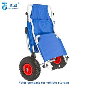 Chariot <span class=keywords><strong>de</strong></span> pêche en aluminium pour extérieur chariot caddy surf pêche plage camping <span class=keywords><strong>poussette</strong></span> chaise pliante multifonctionnelle - Product Image 5